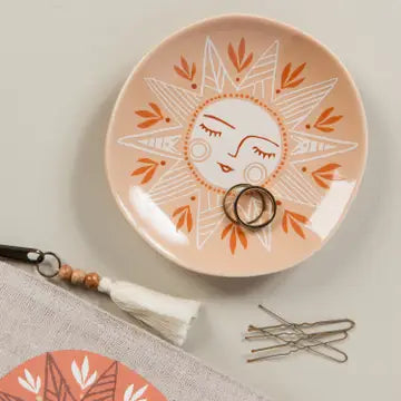 Soleil Sun Ceramic Trinket Tray