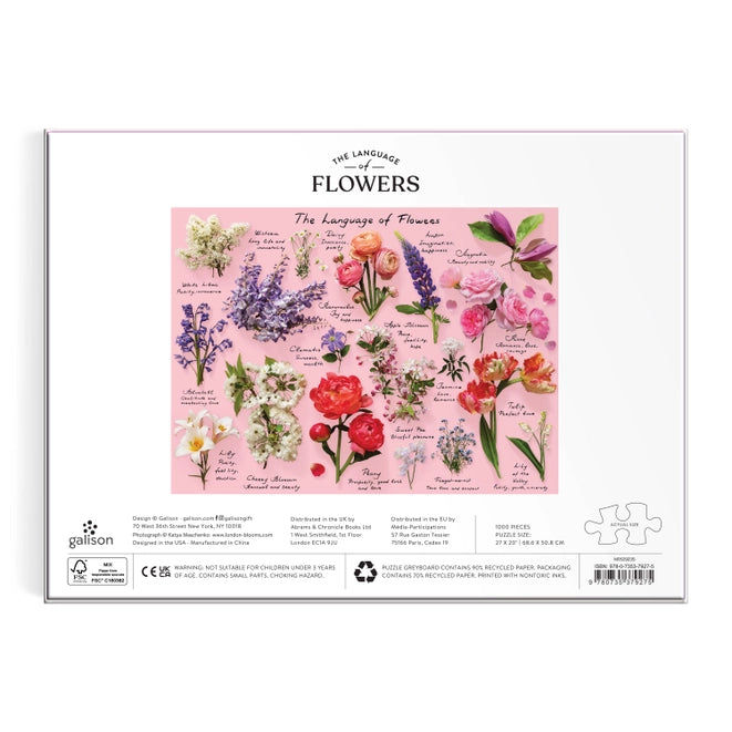 Language of Flowers 1000 Piece Puzzle