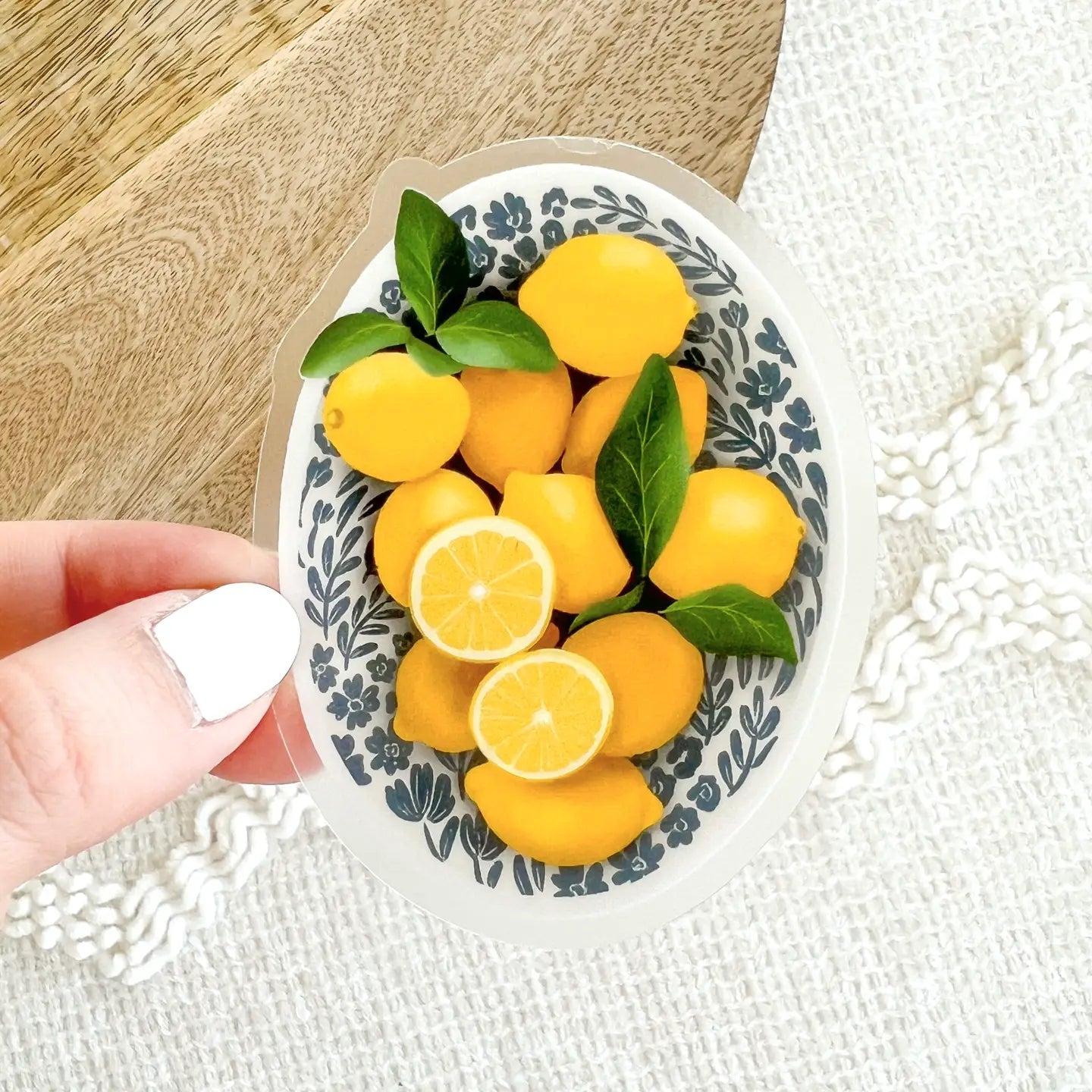 Clear Waterproof Vinyl Sticker 3x2.5"