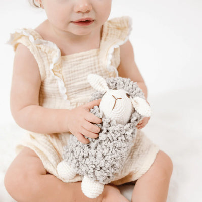 Grey Sheep Crochet Stuffed Animal