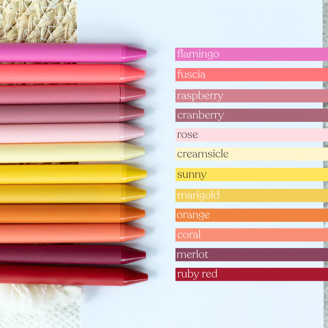 Set of 34 Gel Pens
