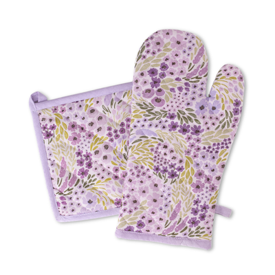 Oven Mitt + Pot Holder Set