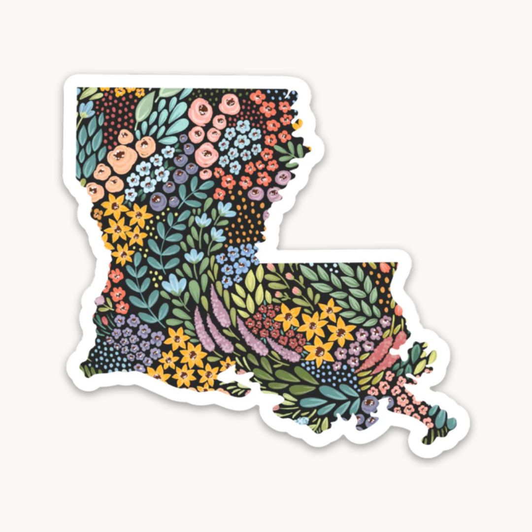 Waterproof Vinyl State Sticker, 2.75x2.5"