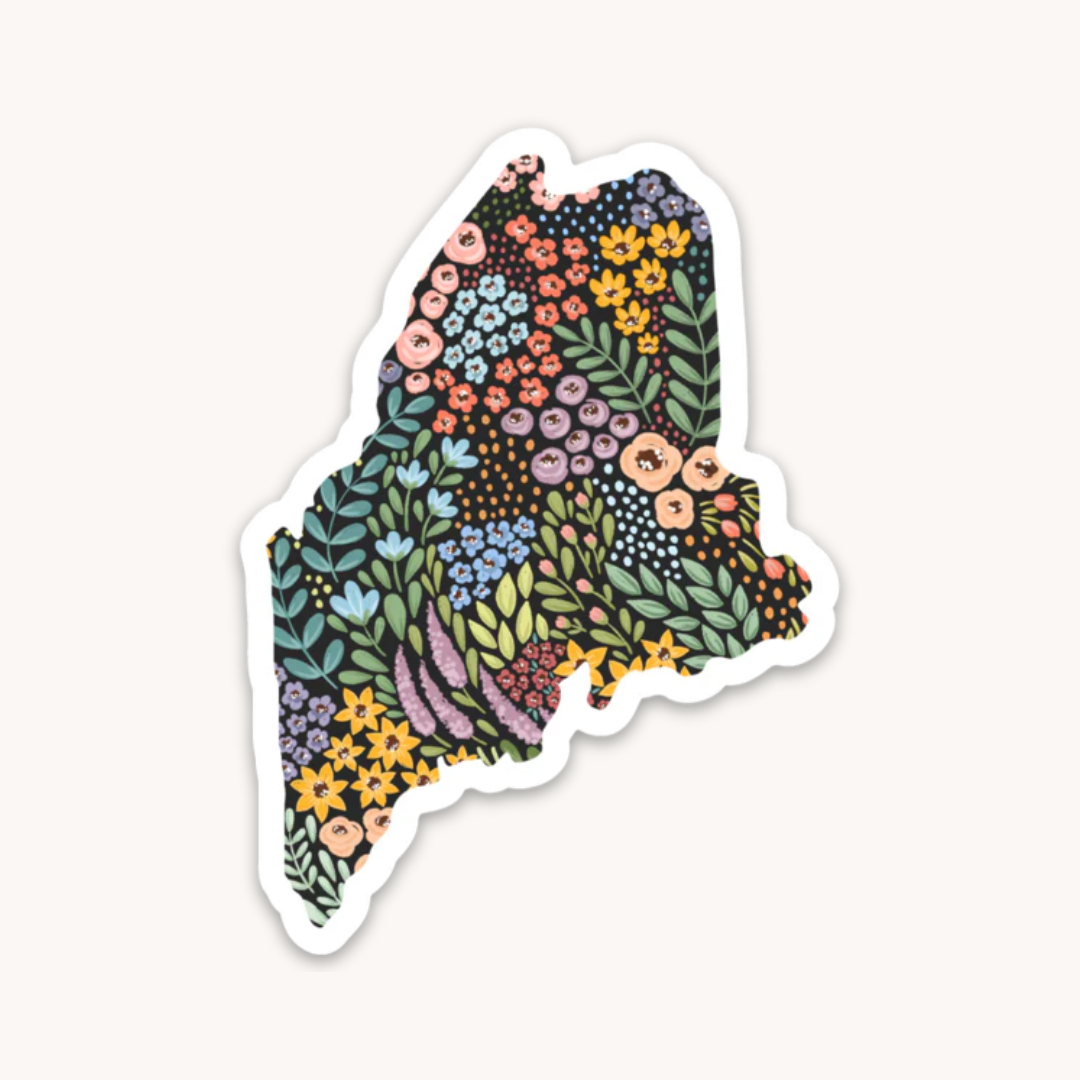 Waterproof Vinyl State Sticker, 3.25x2"