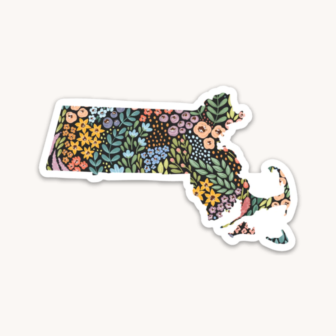 Waterproof Vinyl State Sticker, 3.25x2"