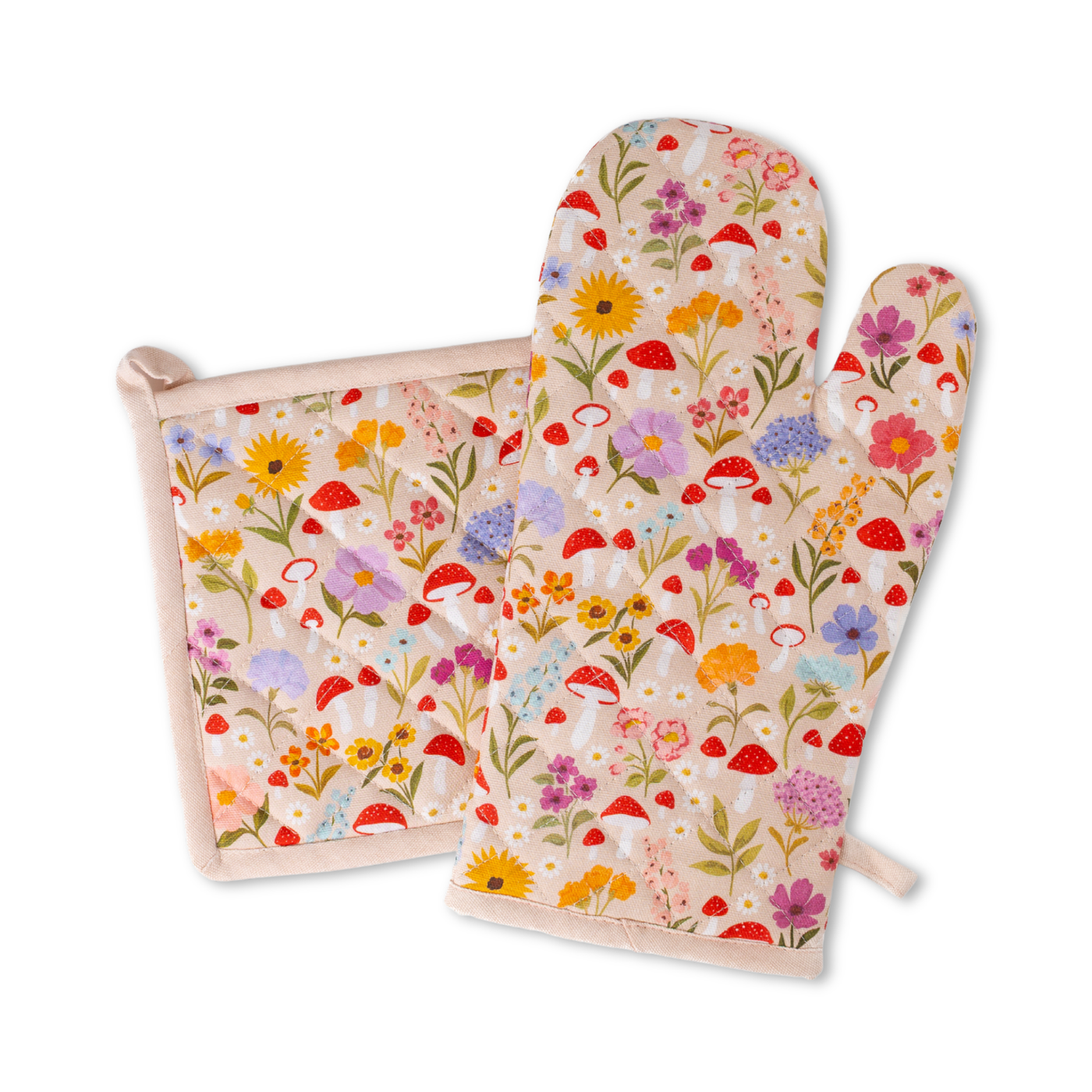 Oven Mitt + Pot Holder Set