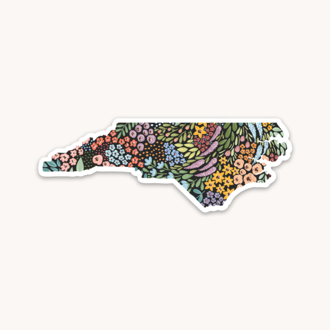 Waterproof Vinyl State Sticker, 3.5x1.25"