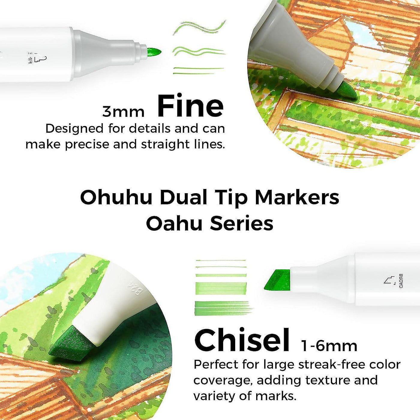 Brush & Chisel Dual Tip Alcohol Markers *LIMITED STOCK*
