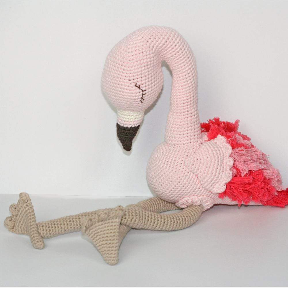 Flamingo Crochet Stuffed Animal