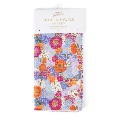 Pack of 3 Microfiber Kitchen Towels