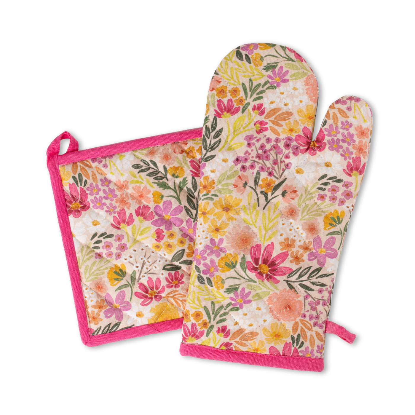 Oven Mitt + Pot Holder Set