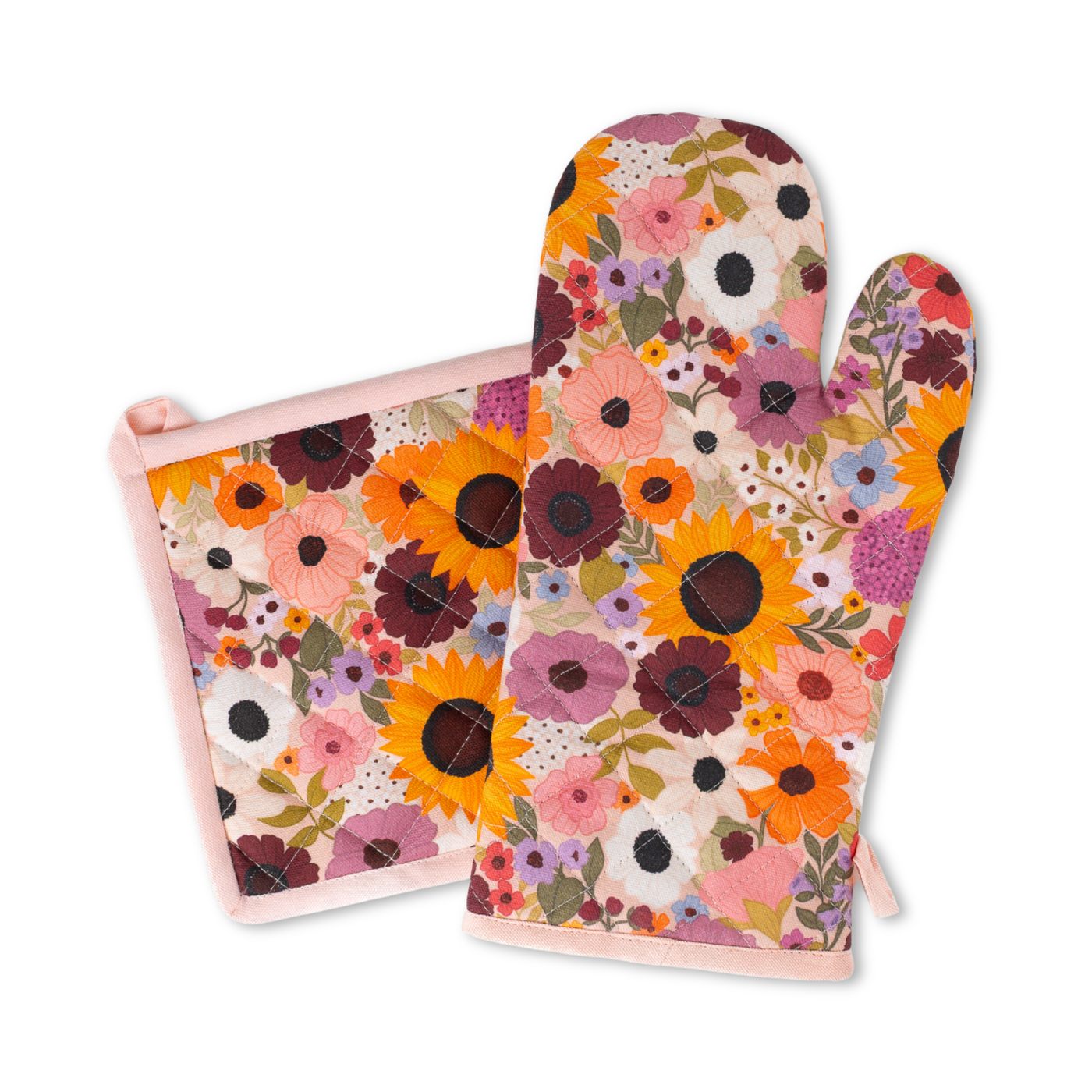 Oven Mitt + Pot Holder Set