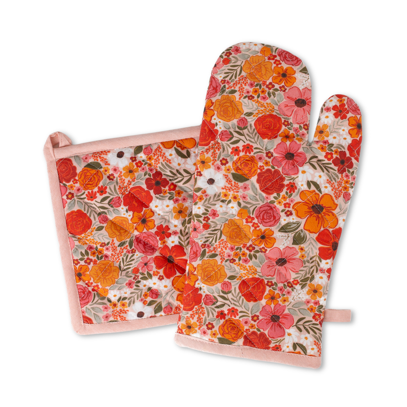 Oven Mitt + Pot Holder Set