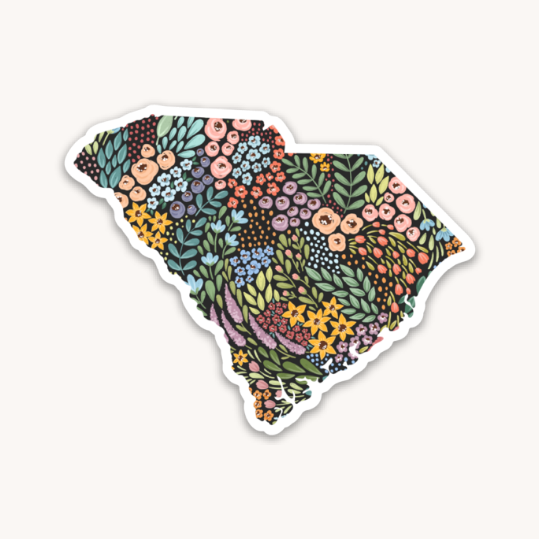 Waterproof Vinyl State Sticker, 2.75x2"