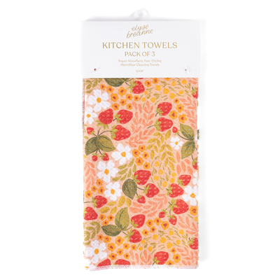 Pack of 3 Microfiber Kitchen Towels