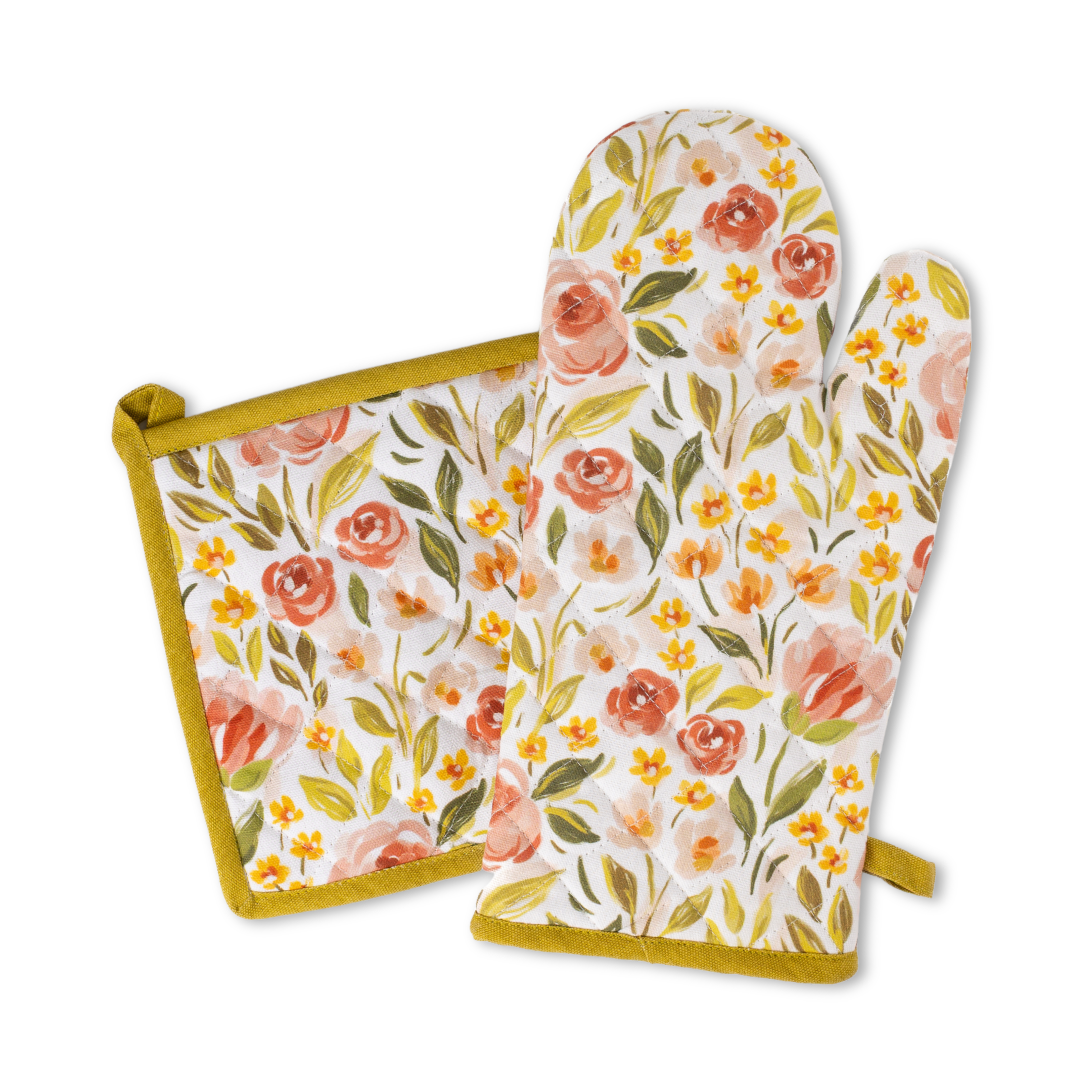 Oven Mitt + Pot Holder Set