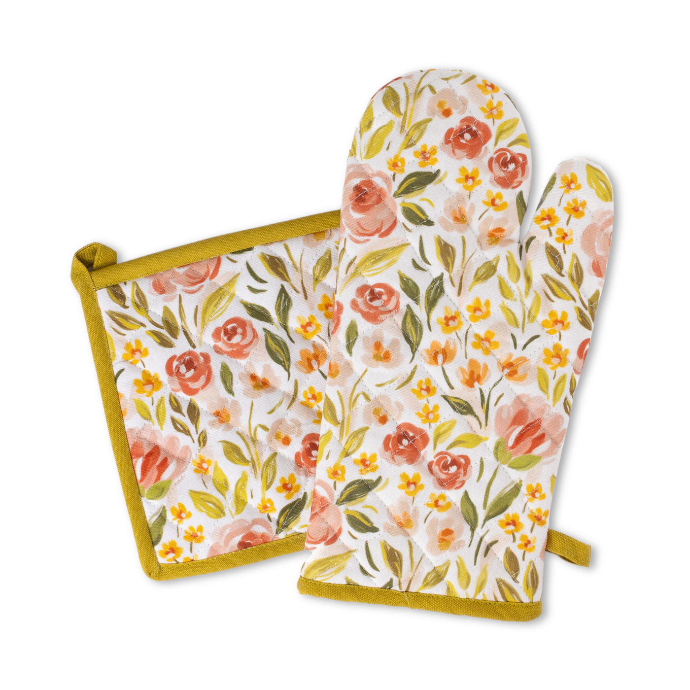 Oven Mitt + Pot Holder Set
