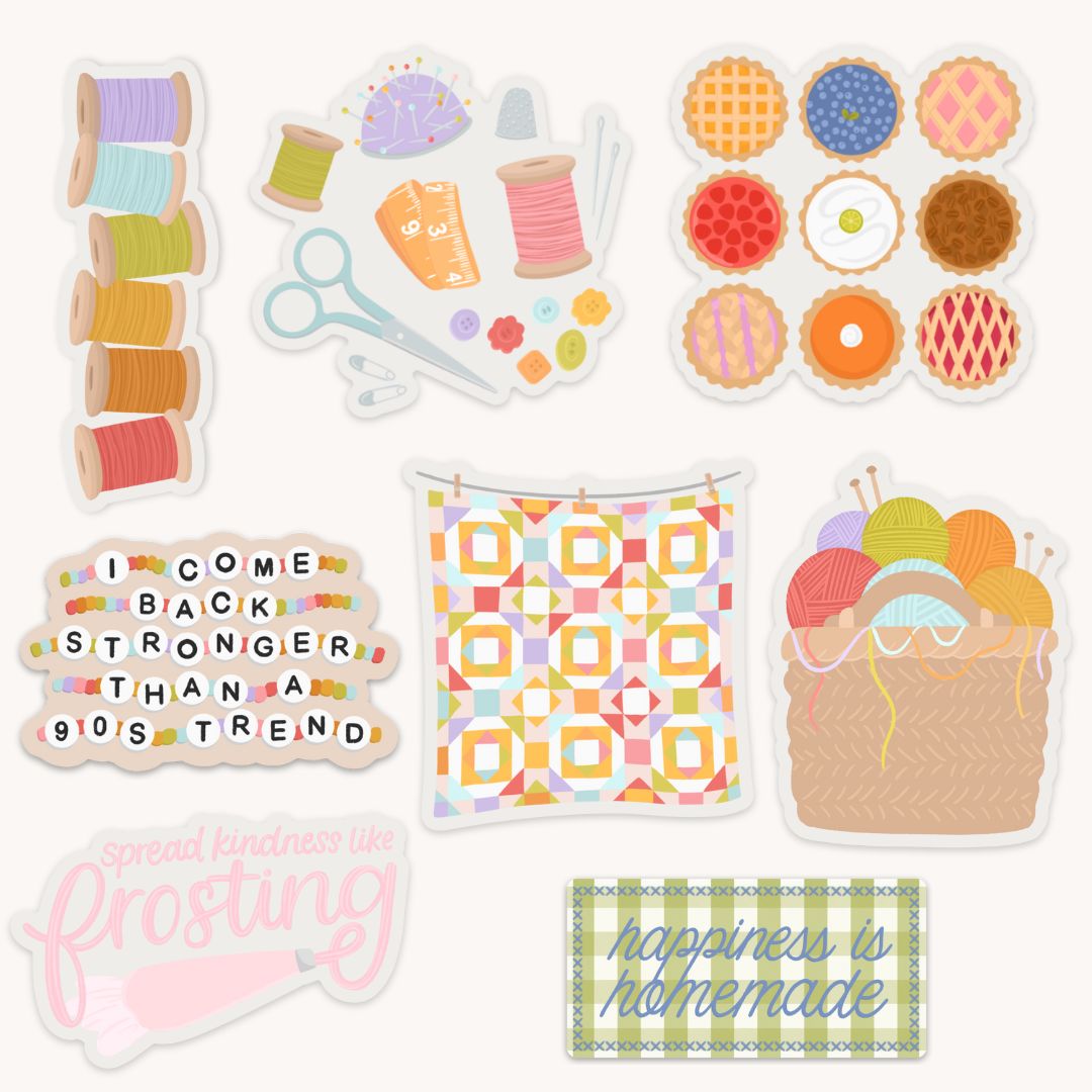 Pack of 8 Stickers