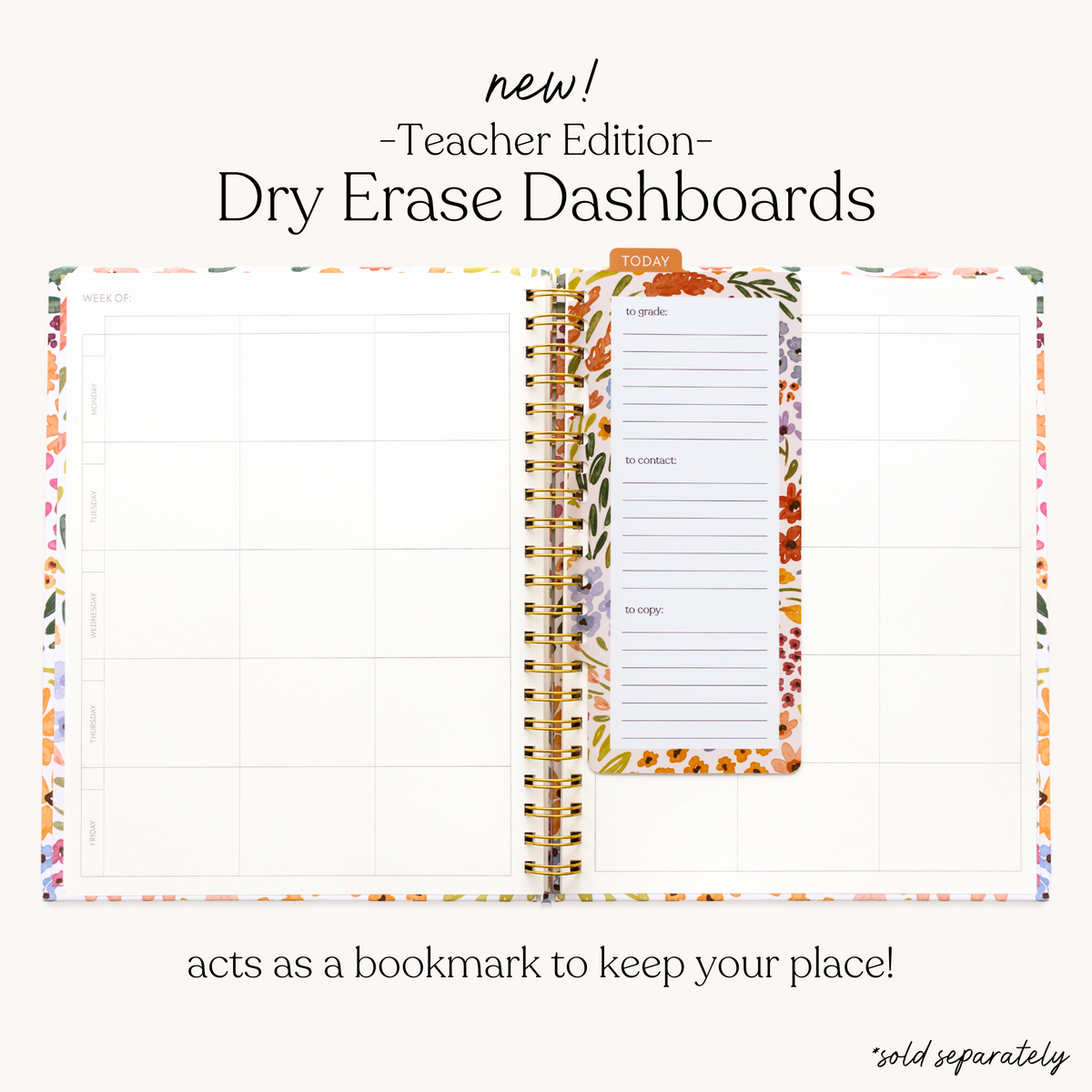 Teacher Planner - Undated
