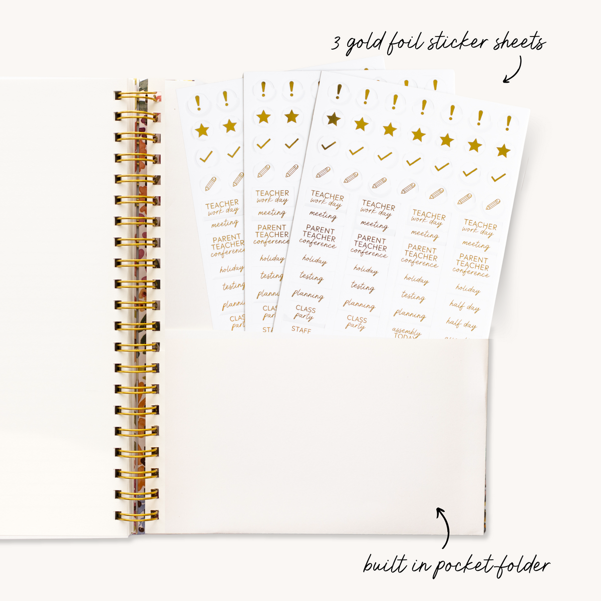Teacher Planner - Undated