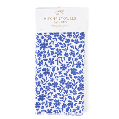Pack of 3 Microfiber Kitchen Towels