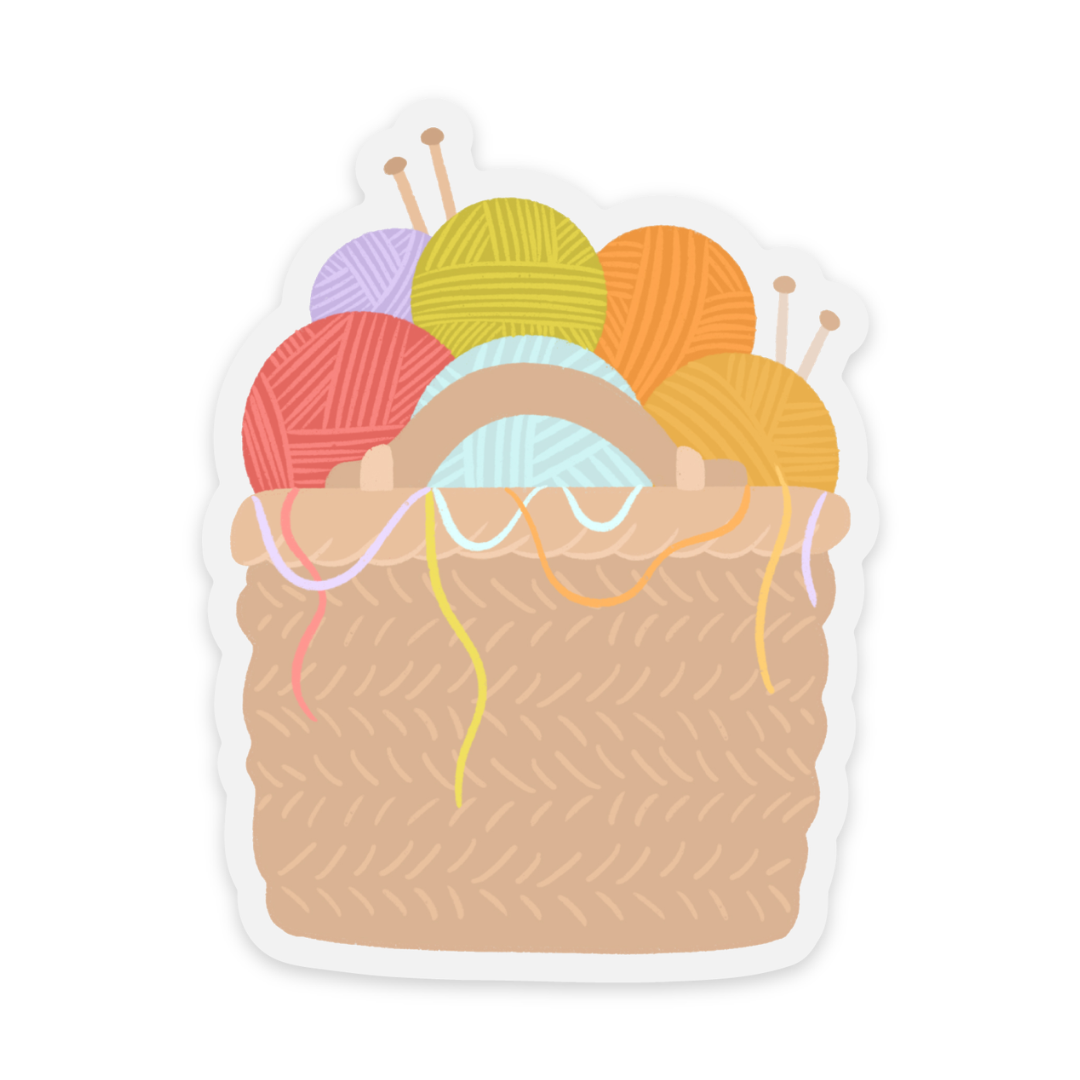 Clear Waterproof Vinyl Sticker 2.3x3"