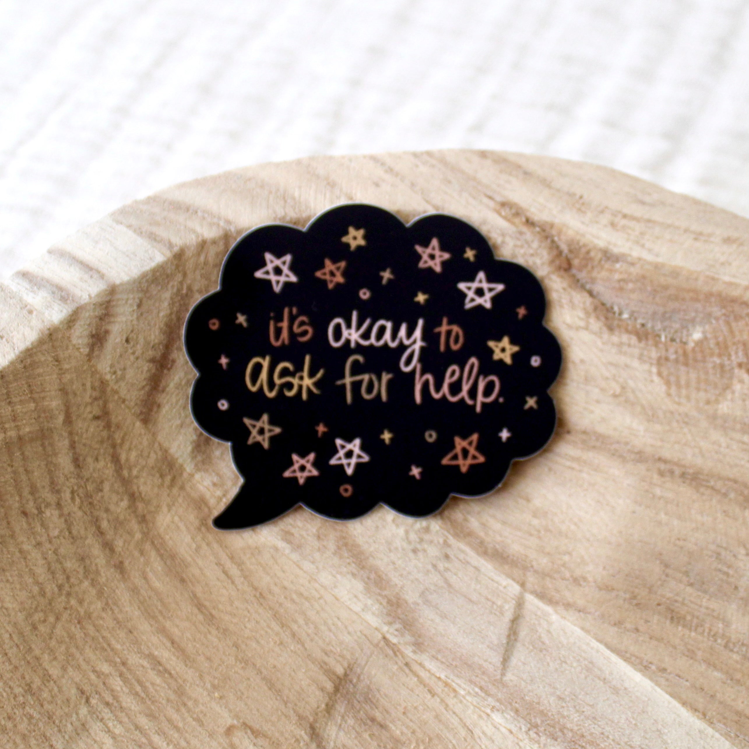 Waterproof Vinyl Sticker, 2.75x2.25"