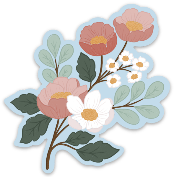 Waterproof Vinyl Sticker, 3.5x3"