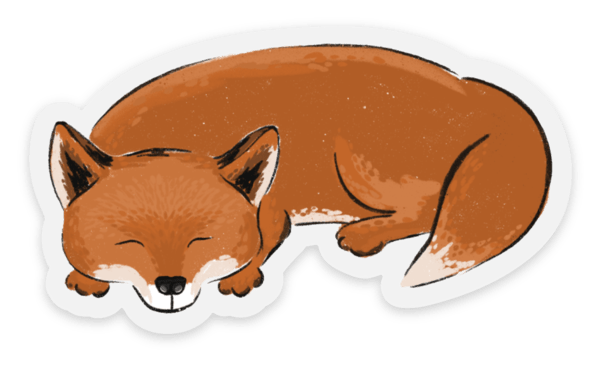 Clear Waterproof Vinyl Sticker, 3x1.75
