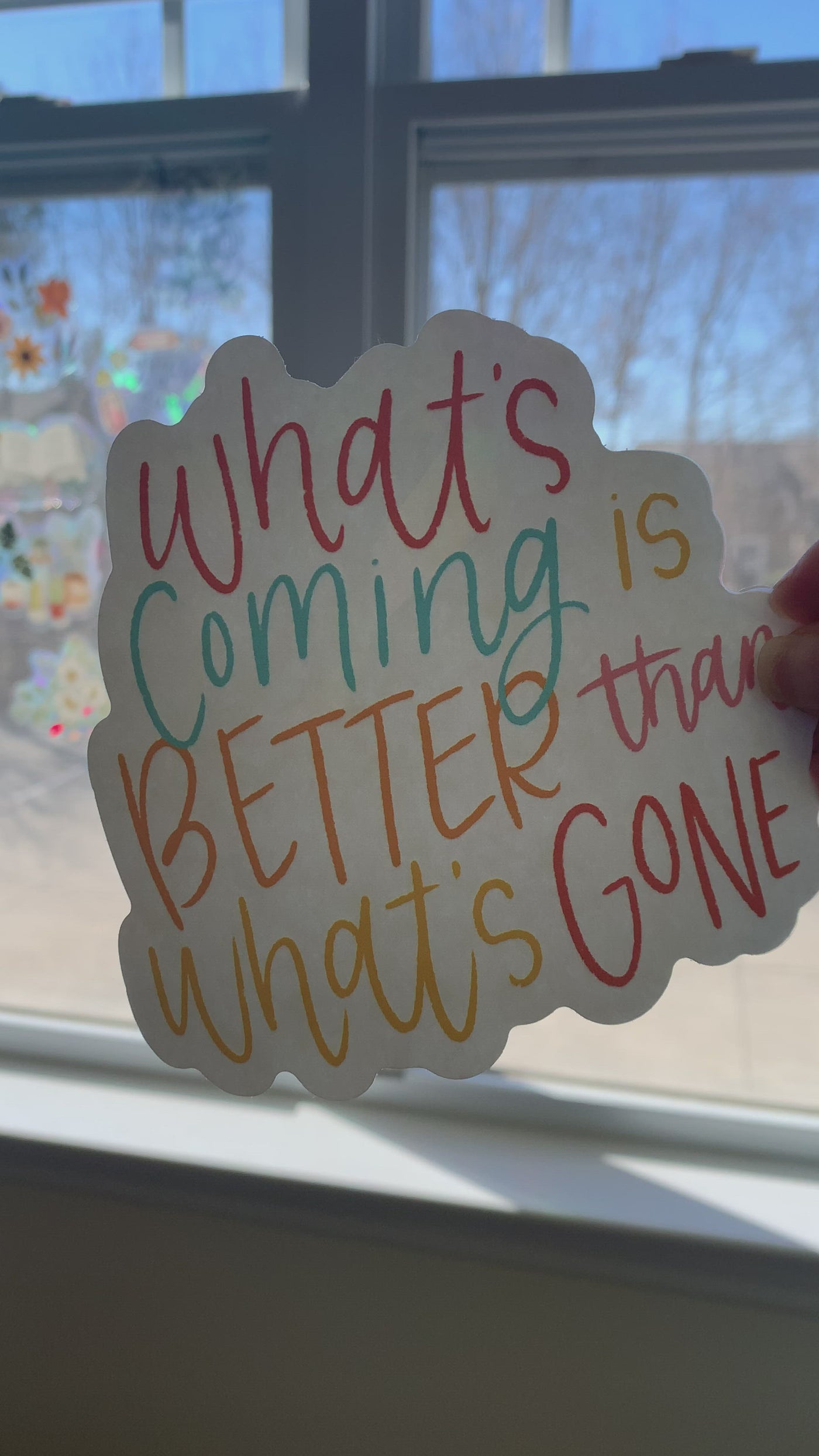 Sun Catcher Window Decal, 5x5"