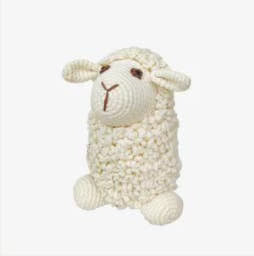 White Sheep Crochet Stuffed Animal