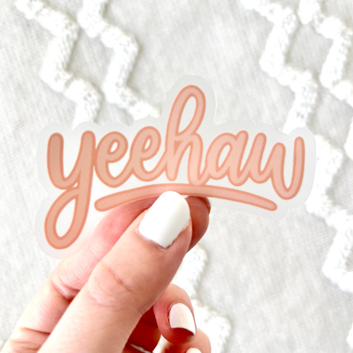 Waterproof Vinyl Sticker, 3x2"