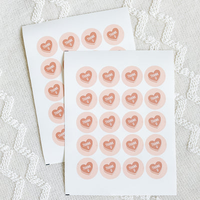Paper Packaging Stickers, 1 Sheet