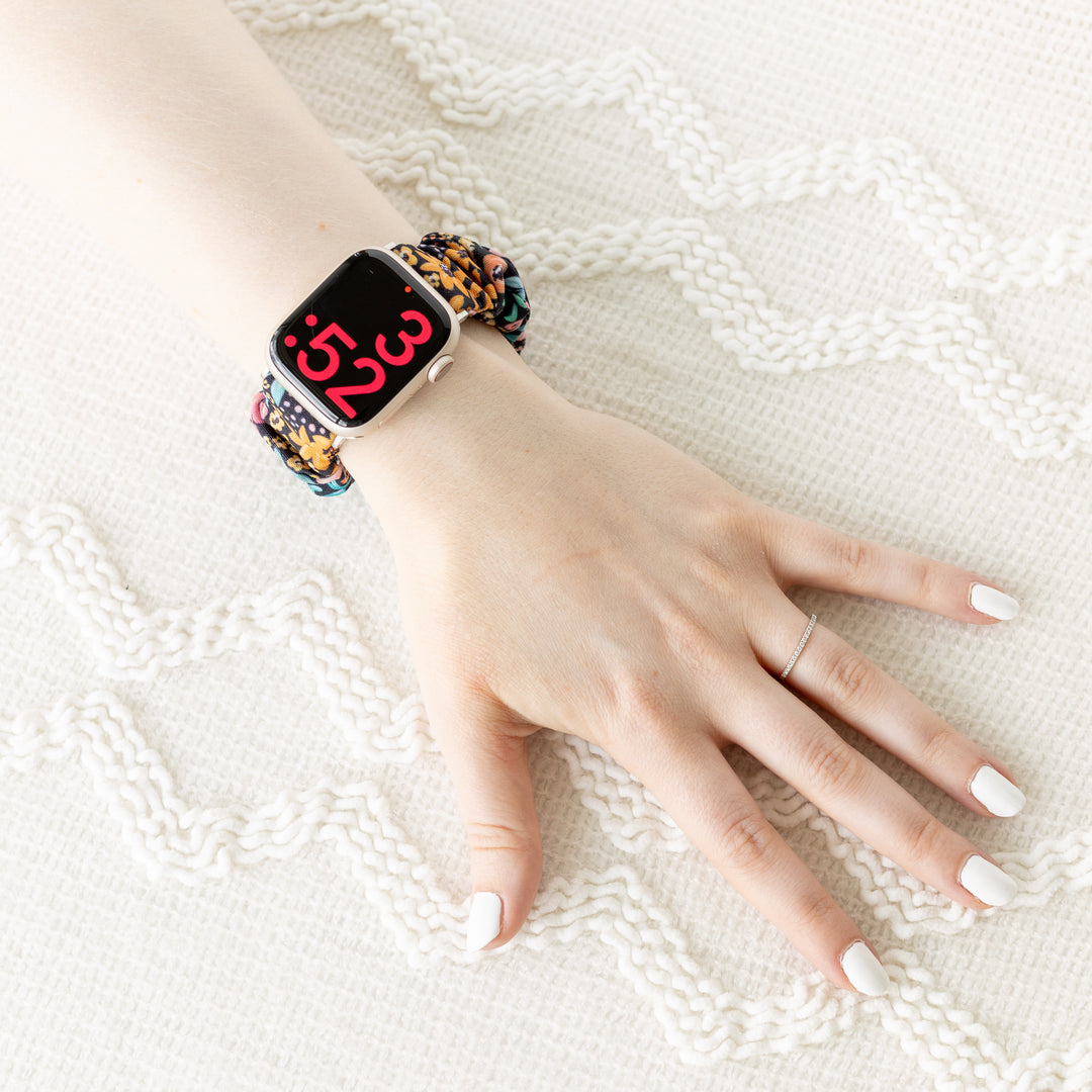 Scrunchie Gucci Print Apple Watch Band Scrunchie Apple Watch Band