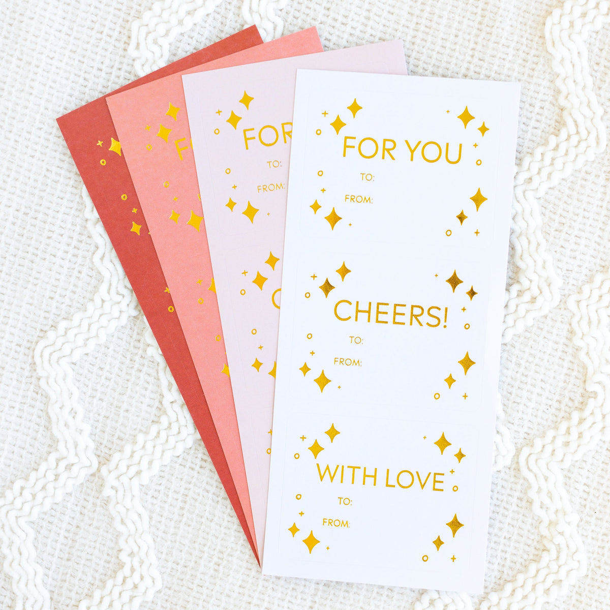 12 Gift Label Stickers