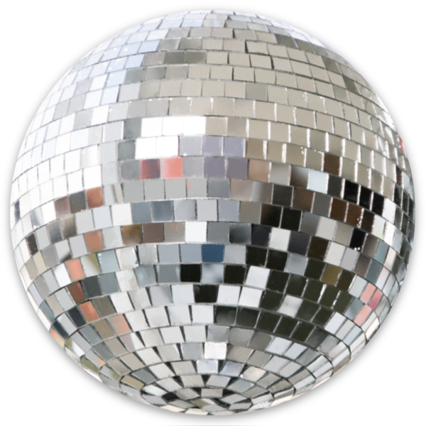  100Pcs Disco Stickers, Disco Ball Stickers, Disco