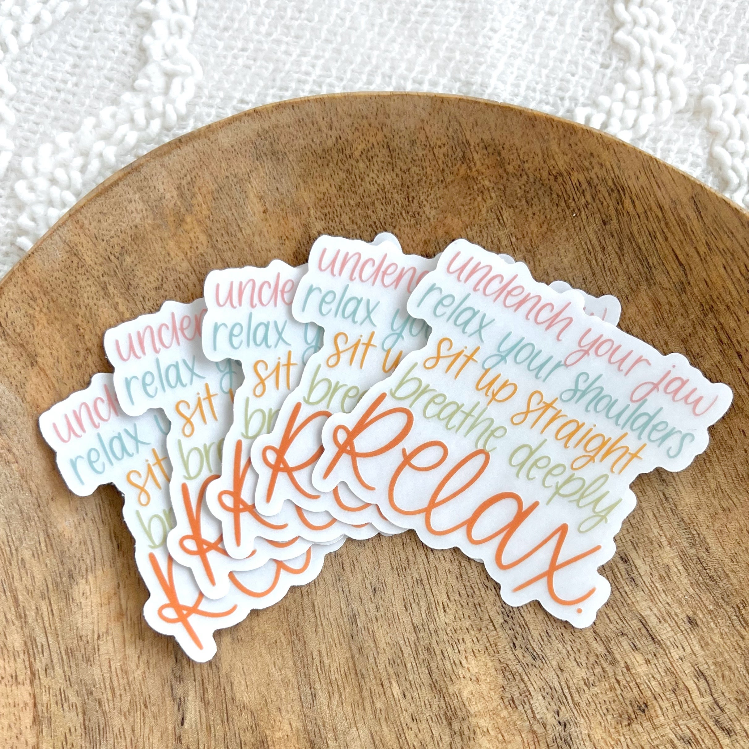 Clear Waterproof Vinyl Sticker, 3x3"