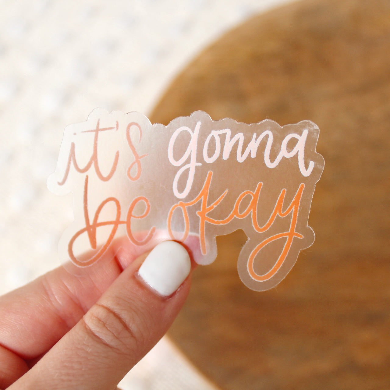 Waterproof Vinyl Sticker, 3x2"