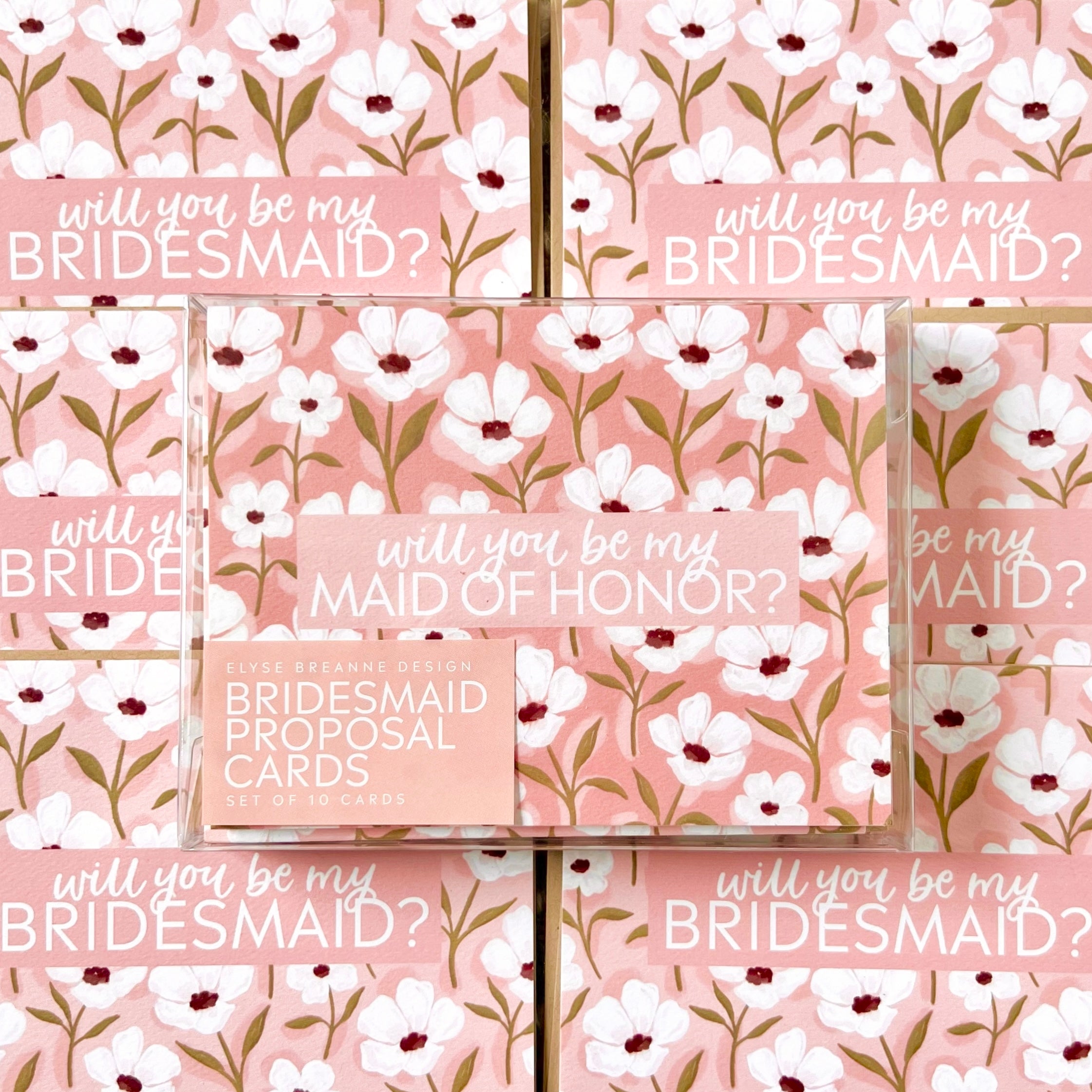 Set of 10 Bridesmaid Proposal Cards