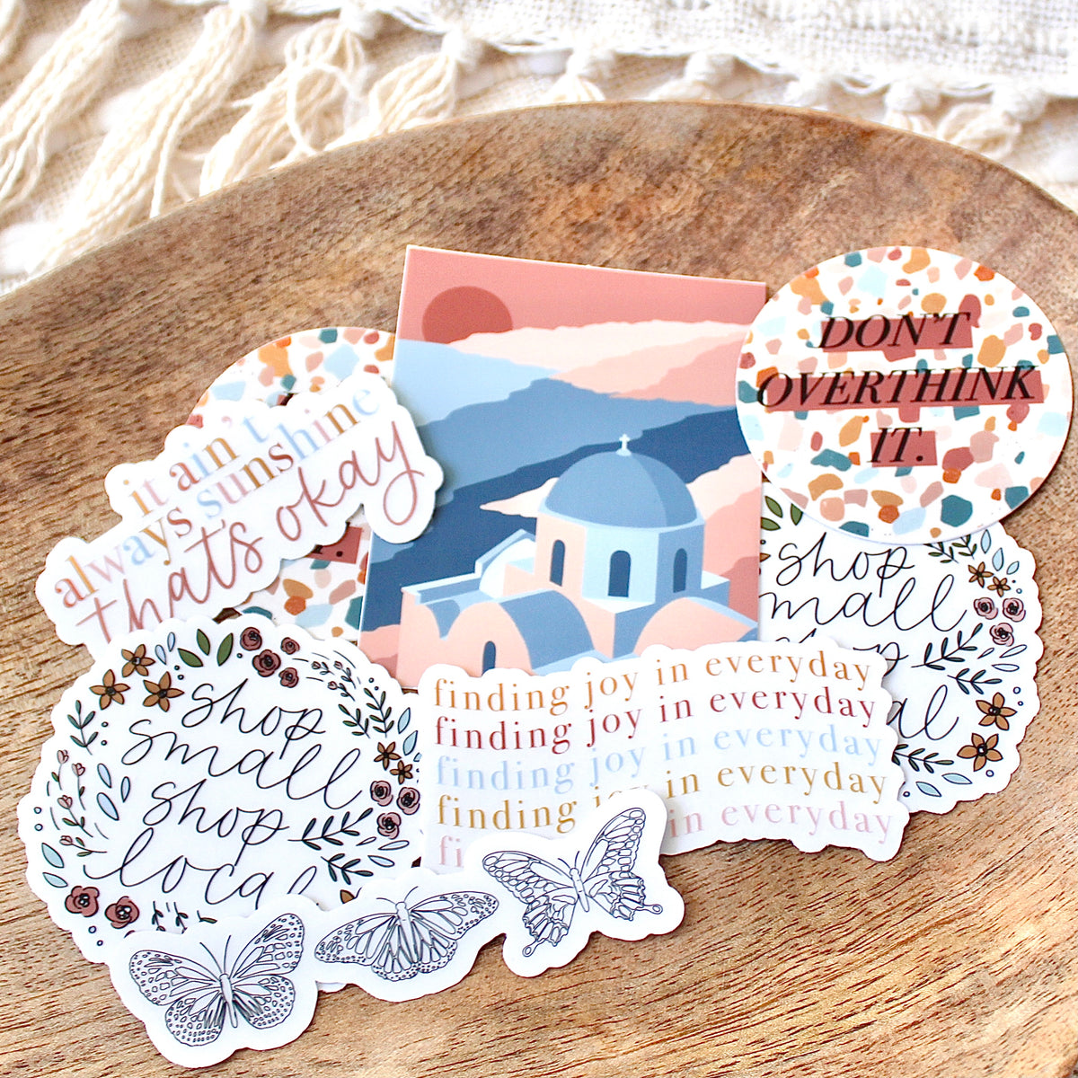 Clear Waterproof Vinyl Sticker, 2.75x2.75"