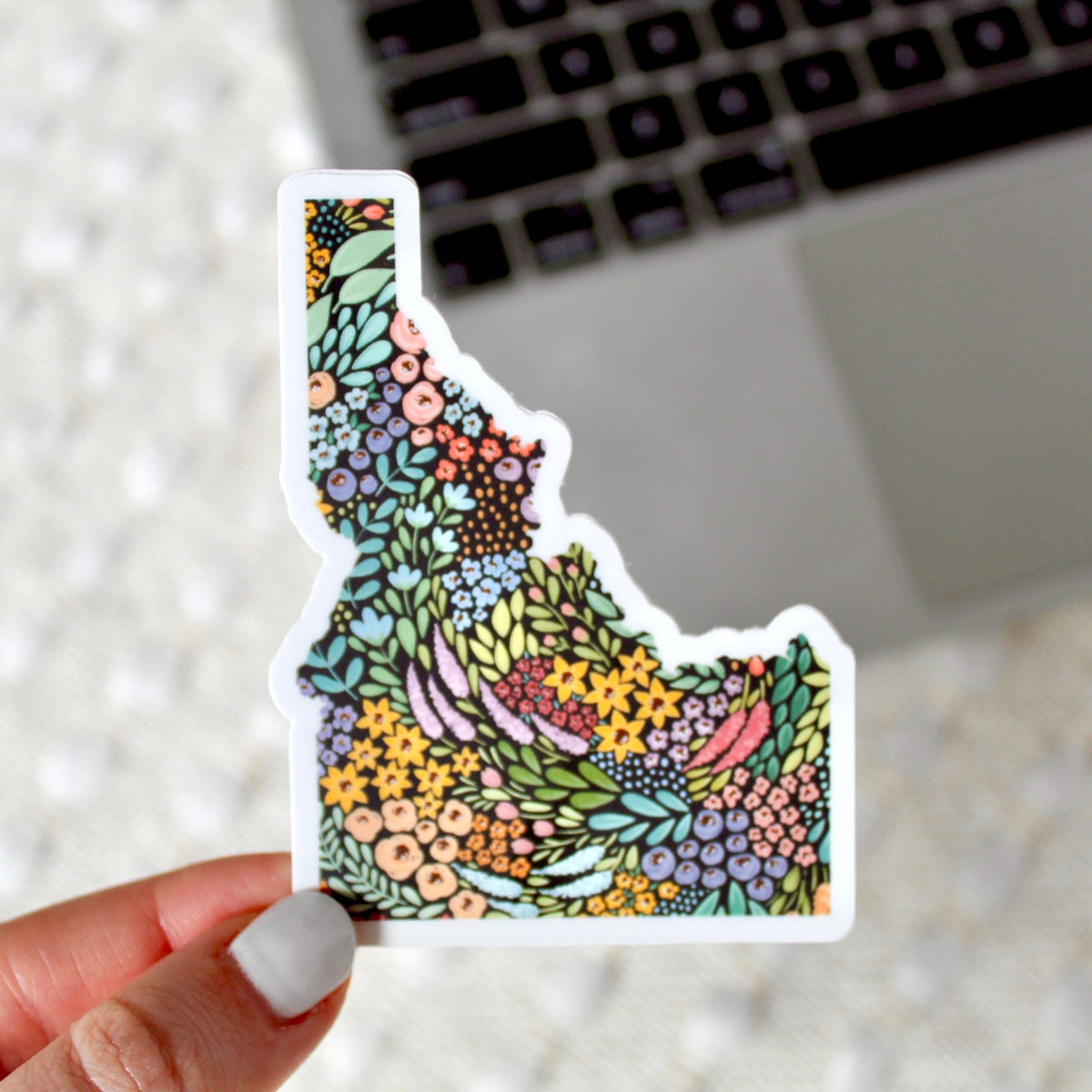 Waterproof Vinyl State Sticker, 3.25x2.25"