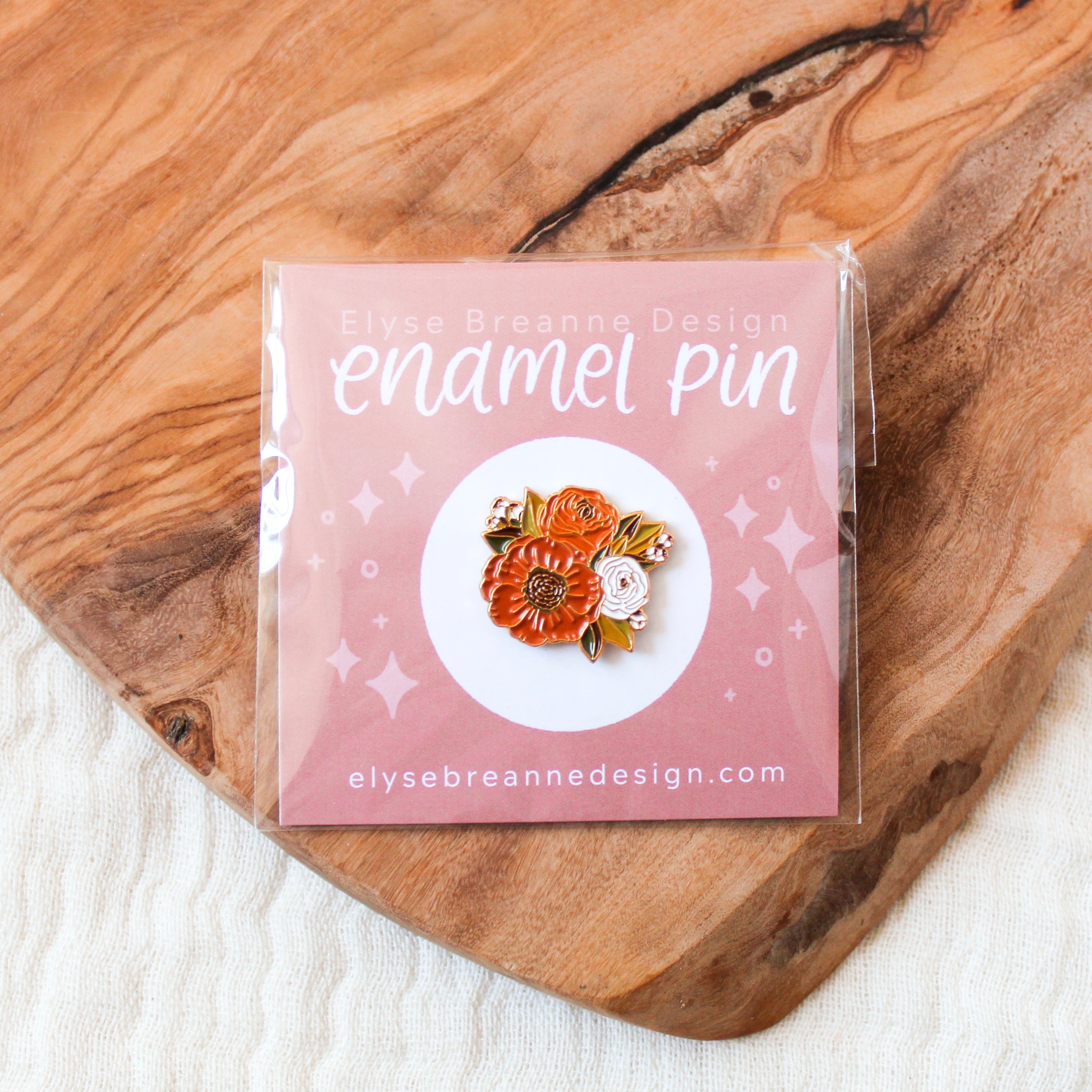 Enamel Pin, 1x1"