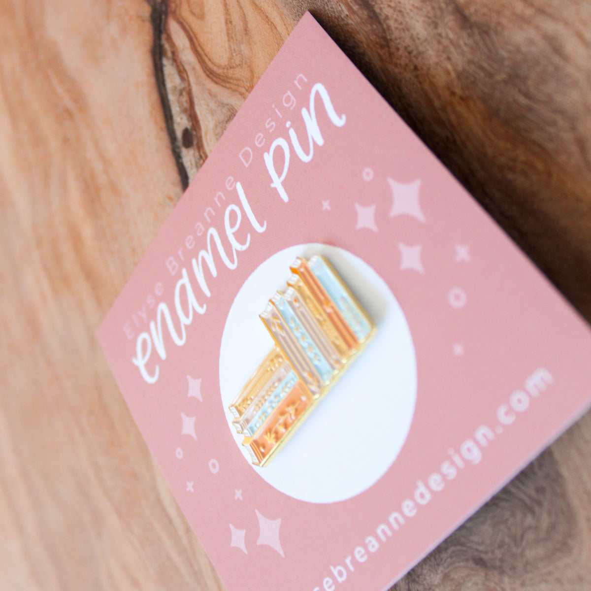 Enamel Pin, 1x1"