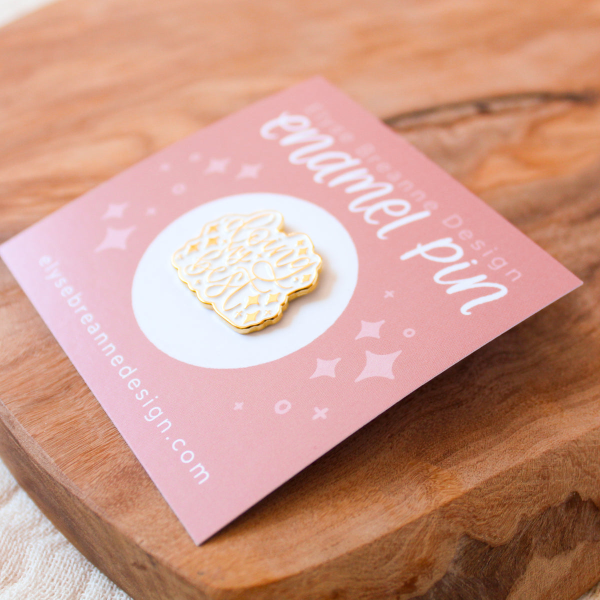 Enamel Pin, 1x1"