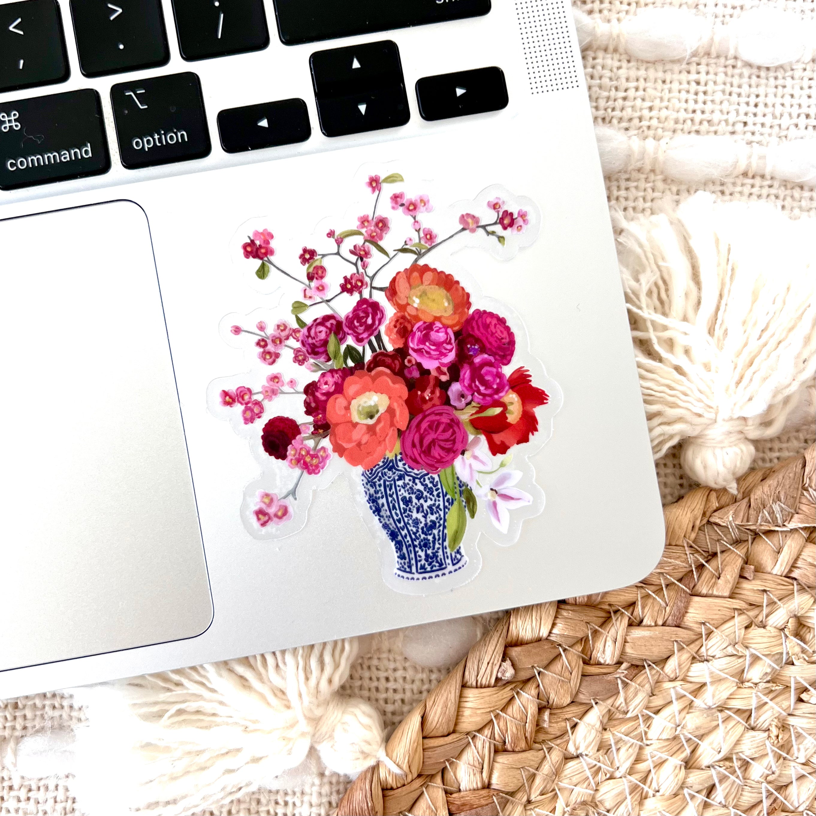 Clear Waterproof Vinyl Sticker, 2.7x3.25"