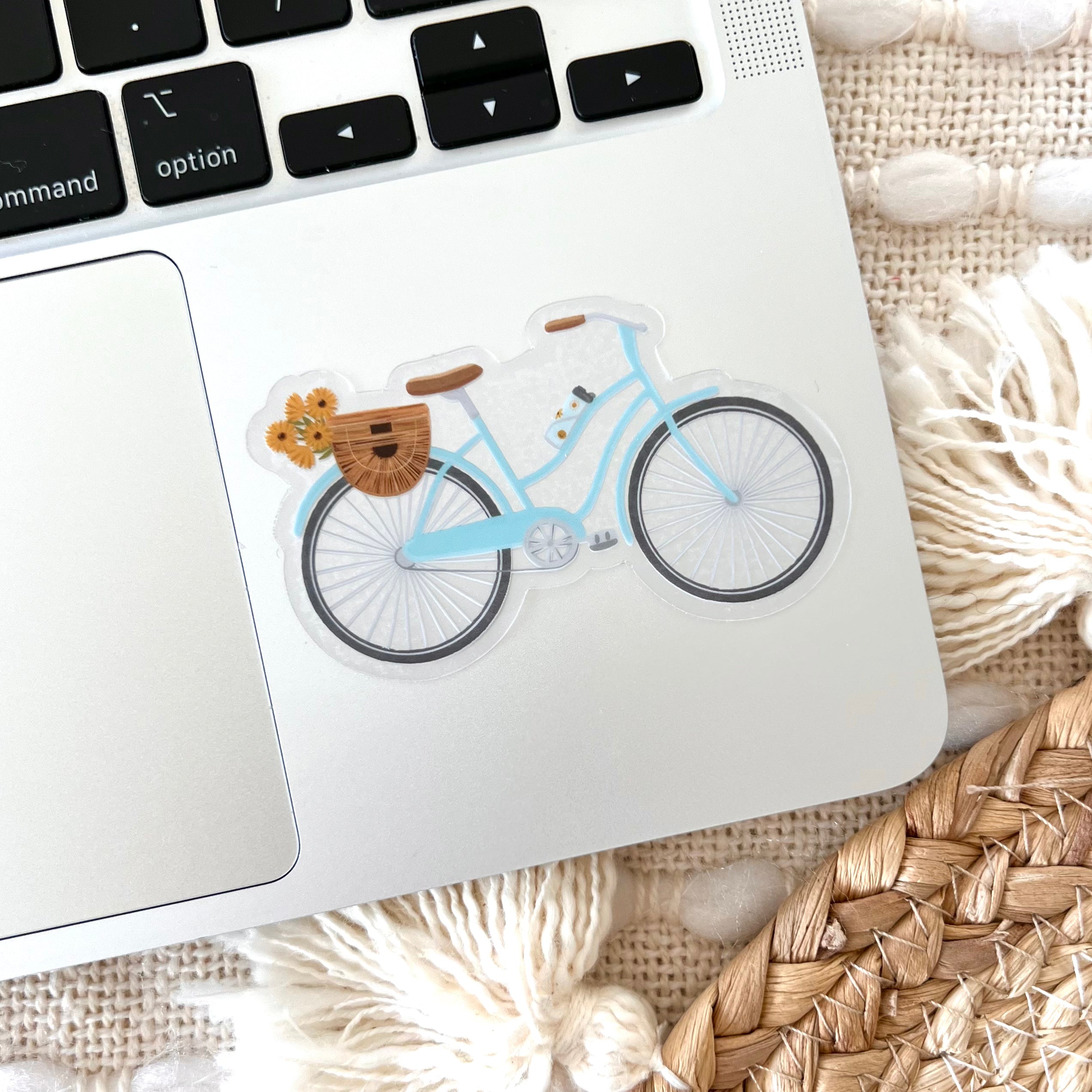 Clear Waterproof Vinyl Sticker, 3x1.8"