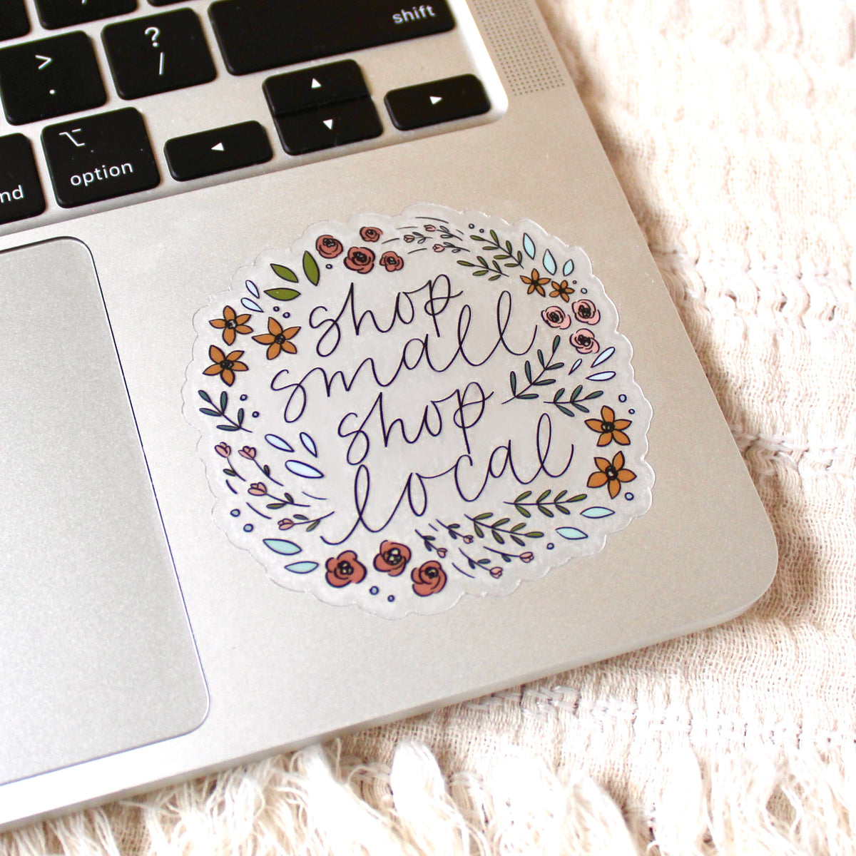 Clear Waterproof Vinyl Sticker, 2.75x2.75"