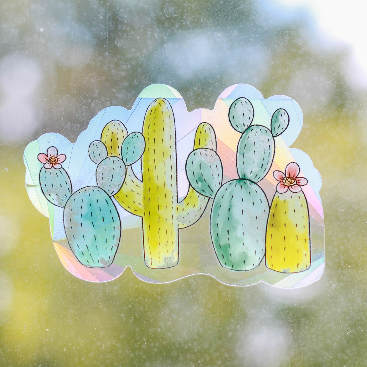 Sun Catcher Window Decal, 5x3.4"
