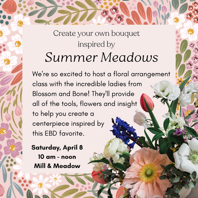 Summer Meadows Inspired Floral Class