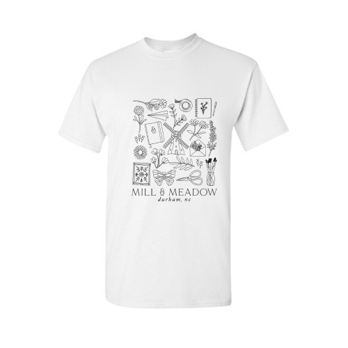 M&M Illustrations White T-Shirt